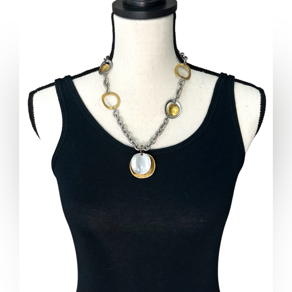 💛Premier Designs Silver and Gold Tone Necklace